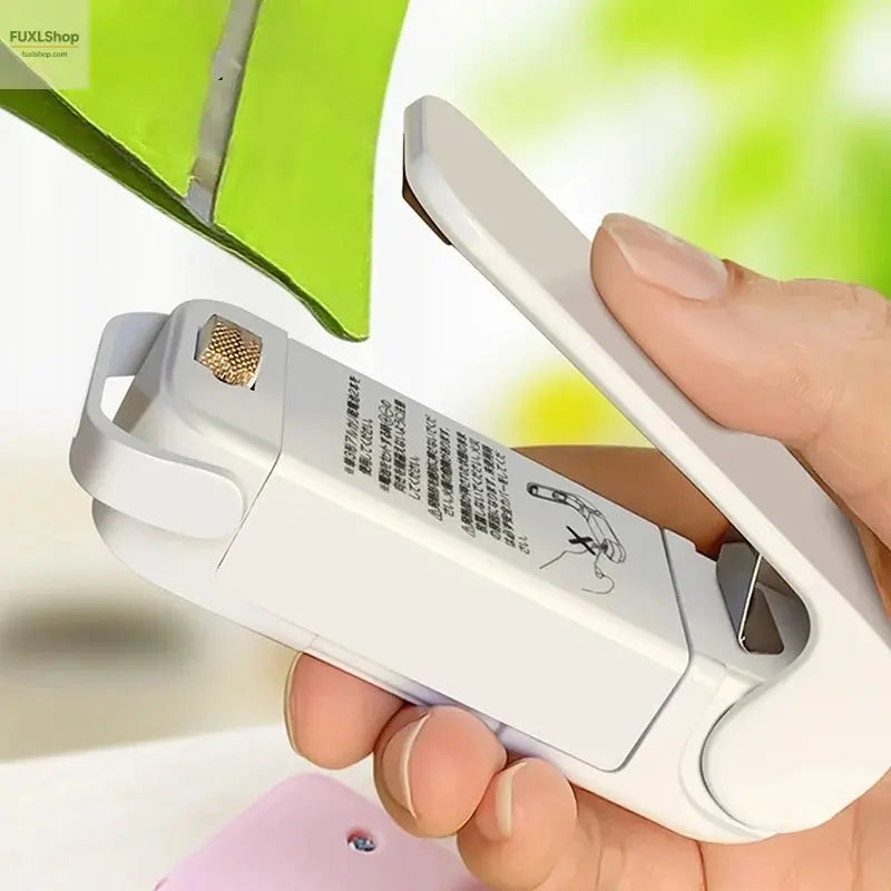 Mini Heat Bag Sealing Machine Package Sealer Bags Thermal Plastic Food Bag Closure Portable Sealer Food Packaging Heat Sealer - FUXL-Shopify