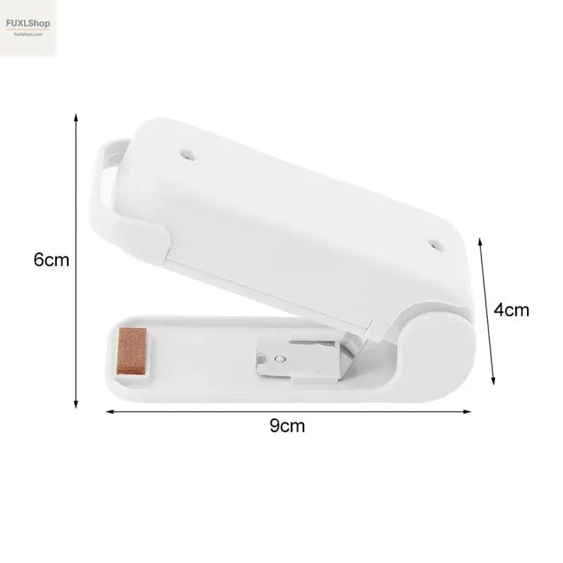 Mini Heat Bag Sealing Machine Package Sealer Bags Thermal Plastic Food Bag Closure Portable Sealer Food Packaging Heat Sealer - FUXL-Shopify