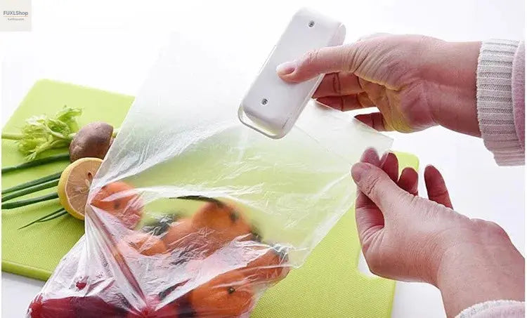 Mini Heat Bag Sealing Machine Package Sealer Bags Thermal Plastic Food Bag Closure Portable Sealer Food Packaging Heat Sealer - FUXL-Shopify