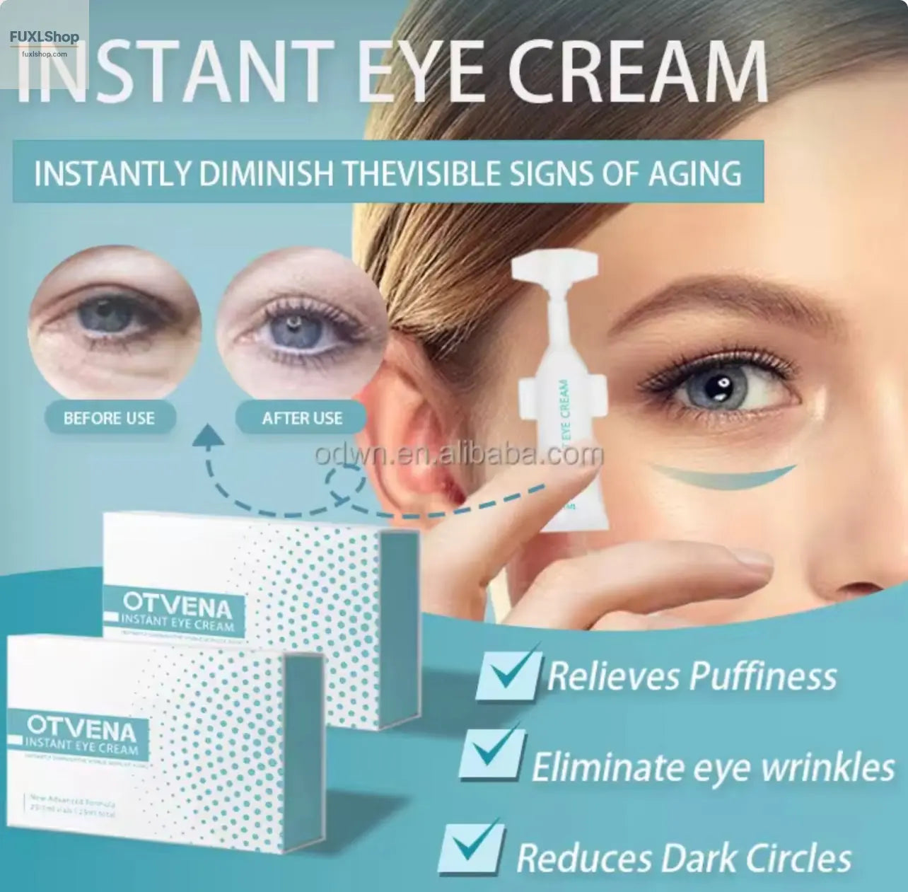 OTVENA Anti-Wrinkle Augencreme - Sofortige Jugendlichkeit für Ihre Haut! - FUXL-Shopify