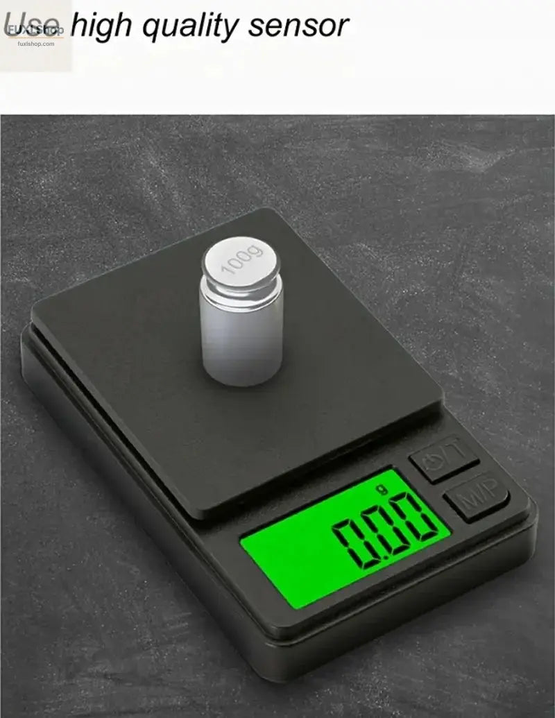 Präzisions-Taschenwaage 1000g x 0,1g – Digitale Grammwaage für Lebensmittel, Schmuck & mehr – Kompaktreise-Waage - FUXL-Shopify