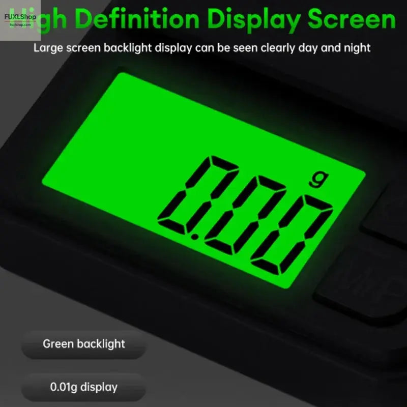 Präzisions-Taschenwaage 1000g x 0,1g – Digitale Grammwaage für Lebensmittel, Schmuck & mehr – Kompaktreise-Waage - FUXL-Shopify