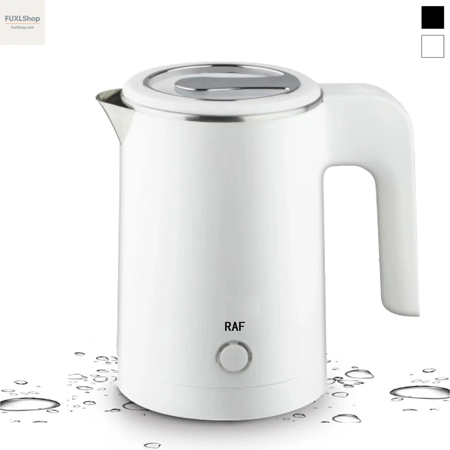 RAF Reise-Wasserkocher 0.8L – Edelstahl, schnelles Aufkochen & automatische Abschaltung für Hotel, Reise & Zuhause - FUXL-Shopify