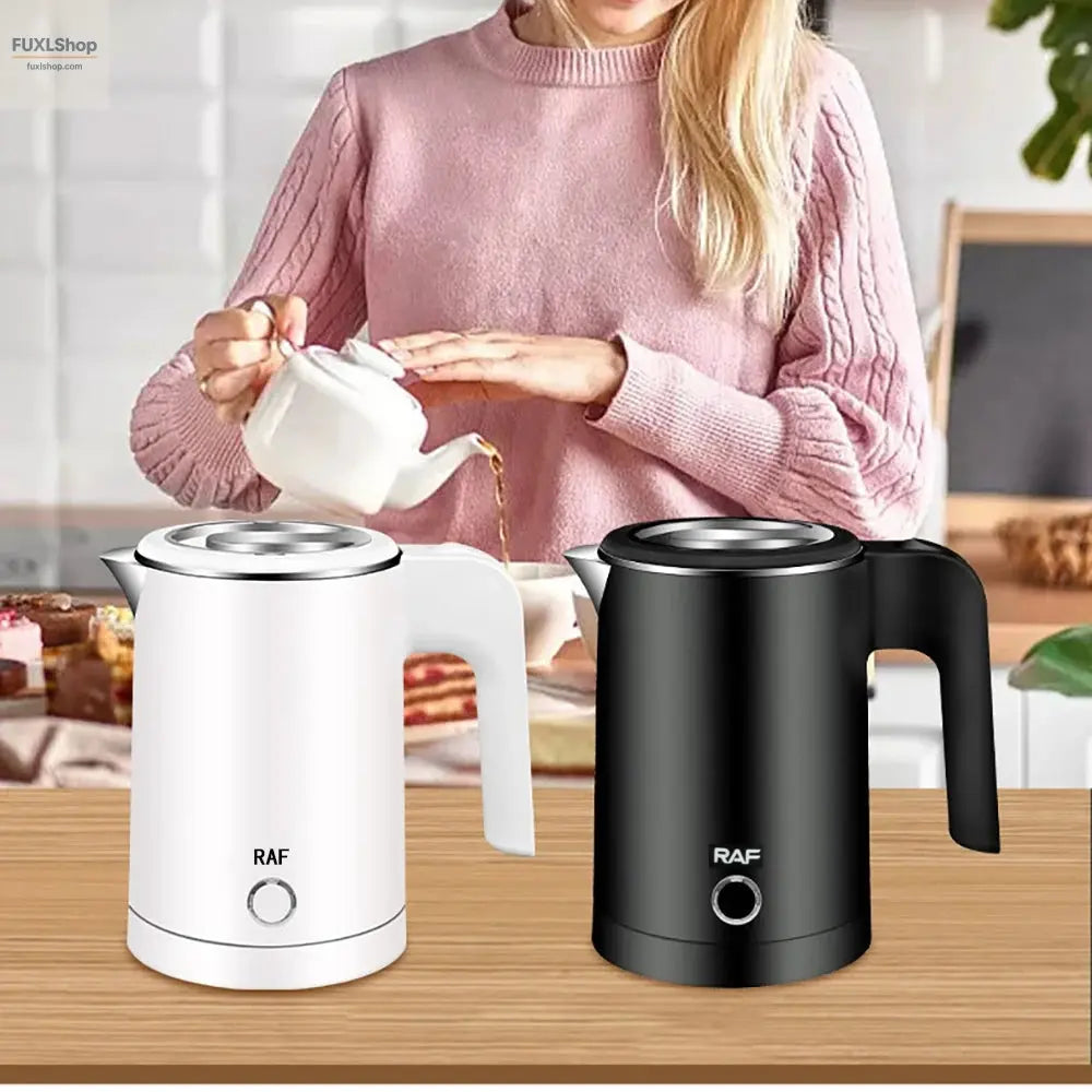 RAF Reise-Wasserkocher 0.8L – Edelstahl, schnelles Aufkochen & automatische Abschaltung für Hotel, Reise & Zuhause - FUXL-Shopify