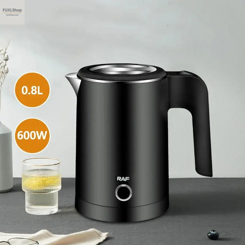 RAF Reise-Wasserkocher 0.8L – Edelstahl, schnelles Aufkochen & automatische Abschaltung für Hotel, Reise & Zuhause - FUXL-Shopify