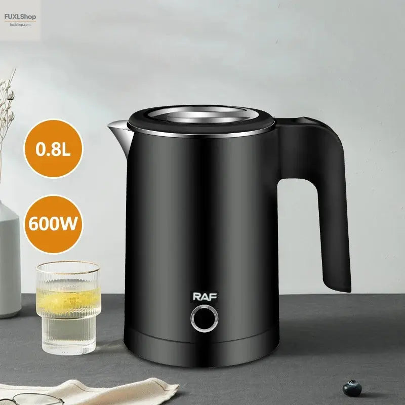RAF Reise-Wasserkocher 0.8L – Edelstahl, schnelles Aufkochen & automatische Abschaltung für Hotel, Reise & Zuhause - FUXL-Shopify