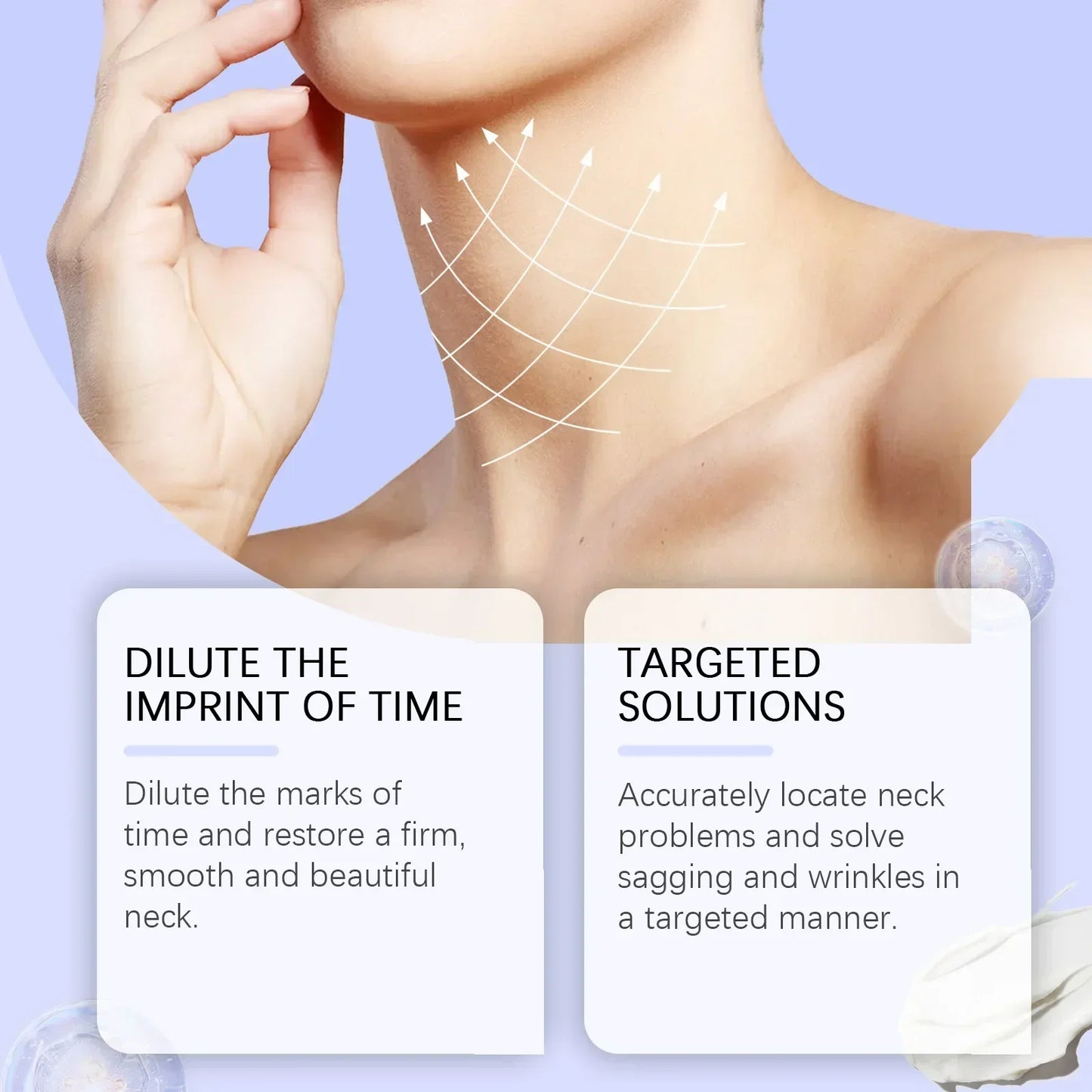 Anti-Aging Halscreme – Straffend & Glättend – Pflege gegen Falten & dunkle Haut – Intensiv Feuchtigkeitsspendend mit Aufhell-Effekt