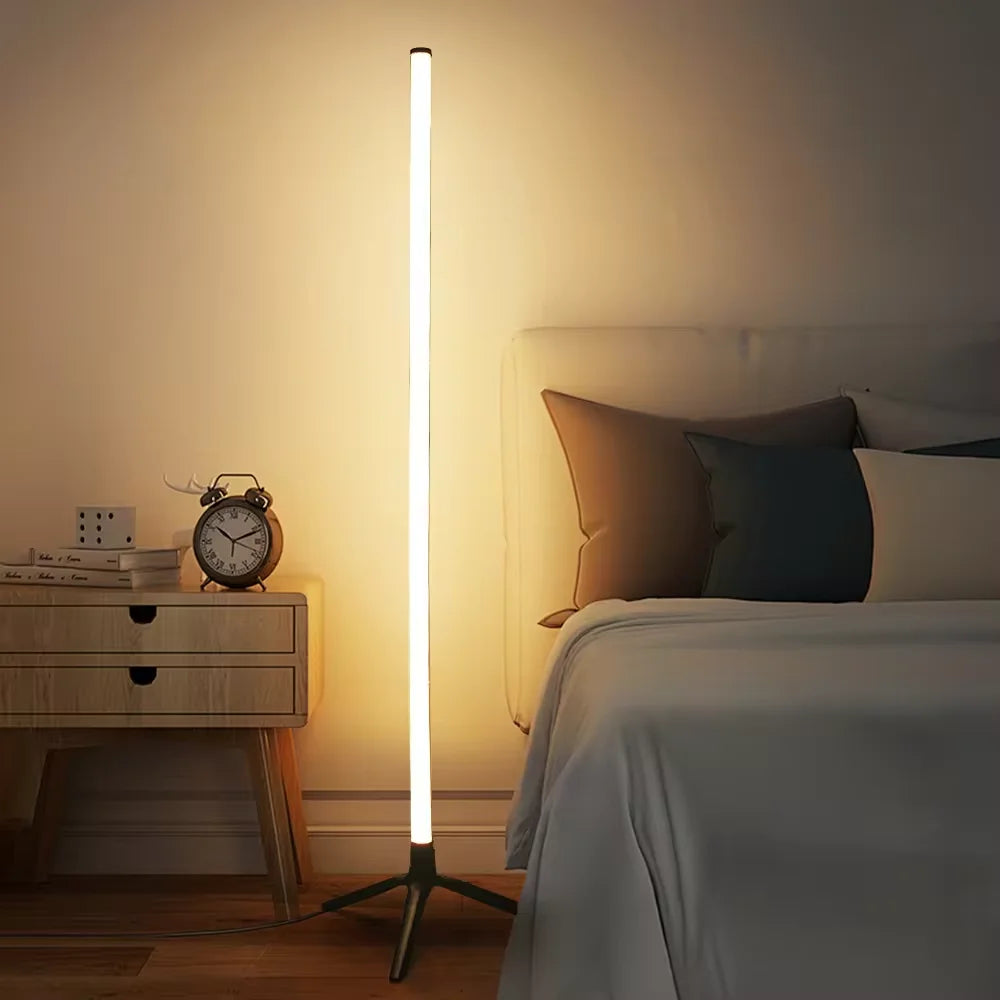 1PC RGB Stehleuchte RGB Ecke Stehleuchte Schlafzimmer Umgebungsbeleuchtung Skandinavischen Stil Farbwechsel Dimmbare Weiche Beleuchtung