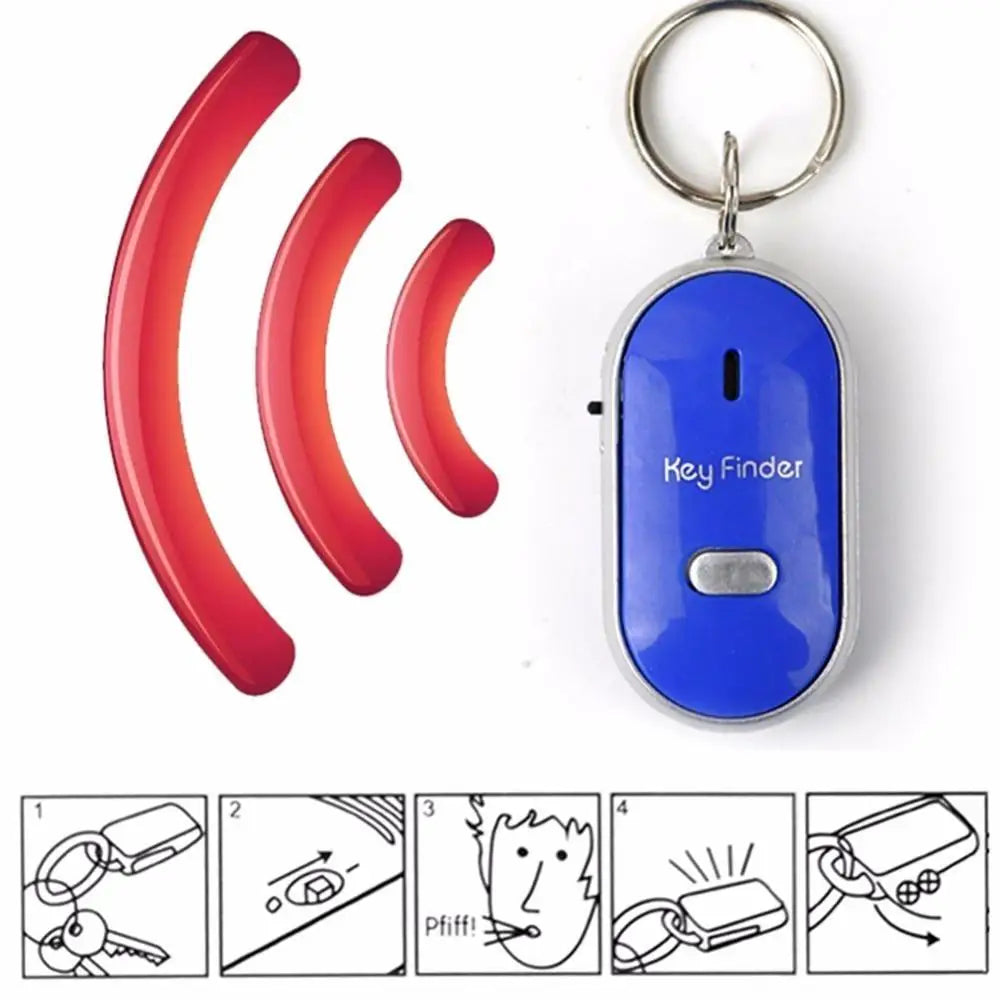 Mini Anti-verloren Pfeife Schlüssel Finder Blinkende Piepende Fernbedienung Kinder Schlüssel Tasche Brieftasche Locators