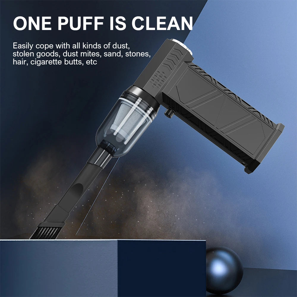 350000 RPM 8000mAh Pocket Dust Blower Mini Turbo Jet Fan Rechargeable 58m/s Turbo Violent Fan Powerful Blower for Cleaning - FUXL-Shopify
