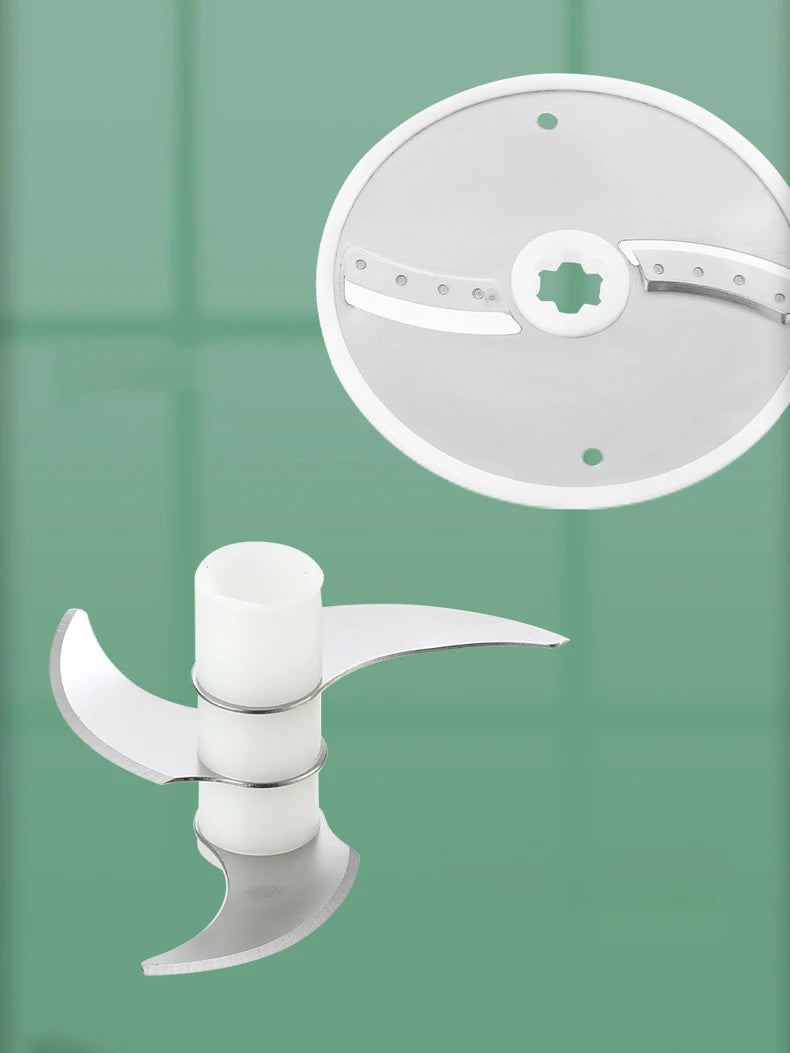 5-in-1-Set für elektrische Gemüseschneider, tragbar, wiederaufladbar, kabellose Küchenmaschine und Zerkleinerer für Paprika, Knoblauch und Fleisch - FUXL-Shopify