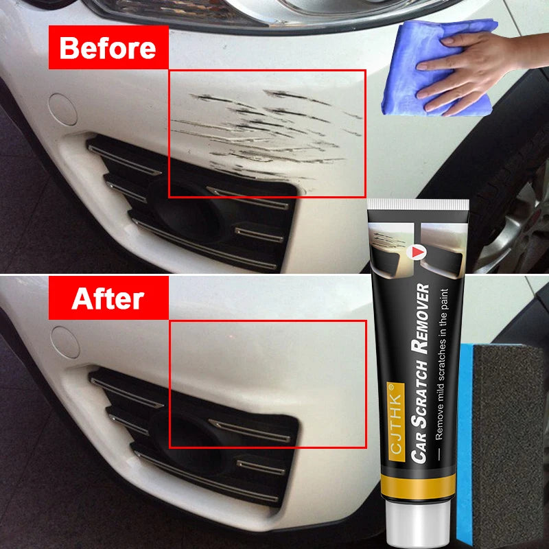 Autopolitur für Kratzer – Lackreparatur-Set mit Polierwachs & Schleifpaste