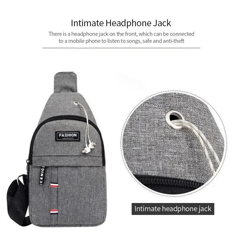 Wasserdichte Bauchtasche für Herren – Großes Fassungsvermögen, verstellbarer Gurt für Outdoor, Reisen, Laufen, Wandern & Radfahren