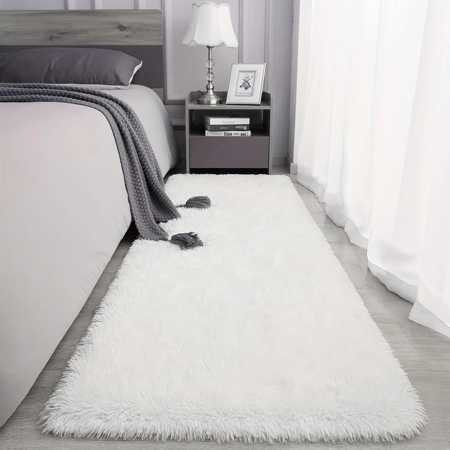 Vikamal iving Zimmer Teppiche für Schlafzimmer Wohnkultur in mehreren Farben Teppiche ultra weiche Plüsch Faux langlebig & maschinen wasch bar Flur - FUXL - Shopify