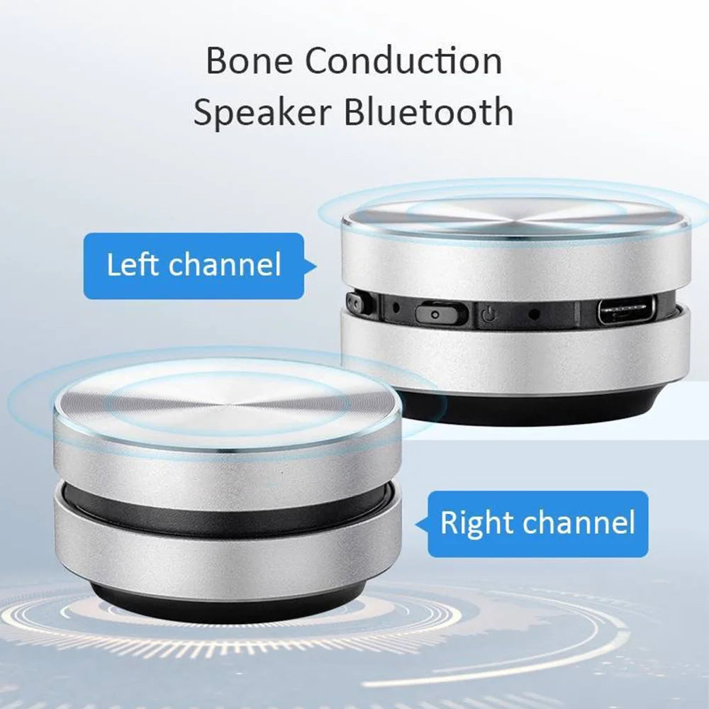 2025 heißer Knochen Leitung Bluetooth Lautsprecher Drahtlose TWS Lautsprecher 3D Stereo Sound Kolibri Lautsprecher Mit FM Radio