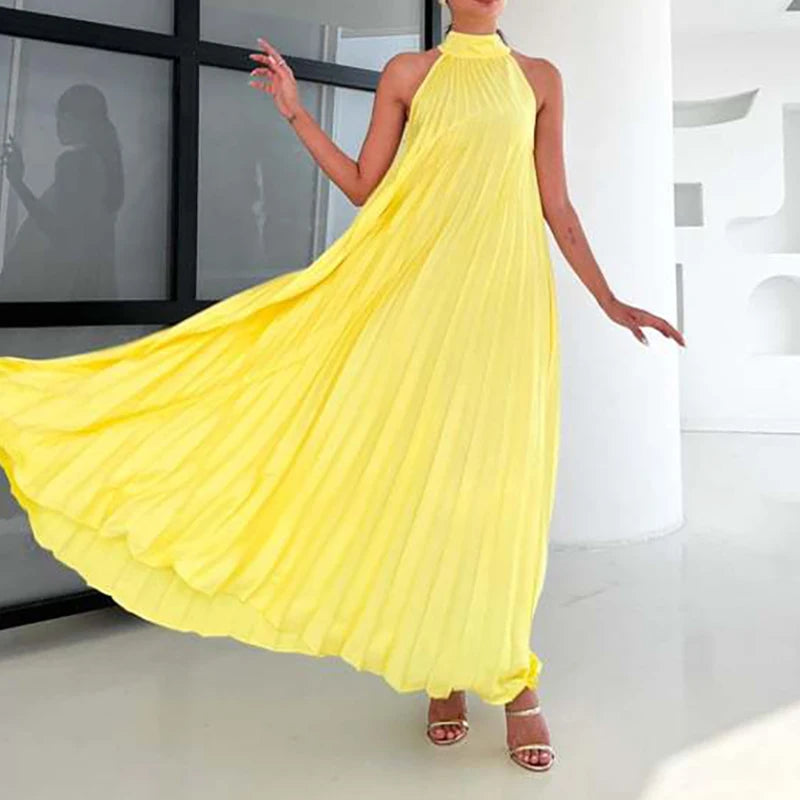 Neue 2025, Elegante Feste Schaukel Lose Party Kleid Frühling Weibliche Halter Schlank Bankett Langes Kleid Frauen Sexy Off Schulter Gala Kleid