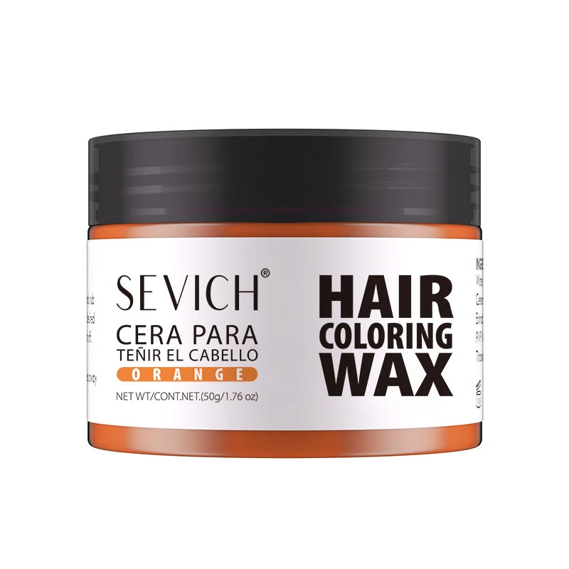 Sevich temporäres Haarfärbewachs in Orange, 50g, ideal für gründliche Styling- und Färbeanwendungen.