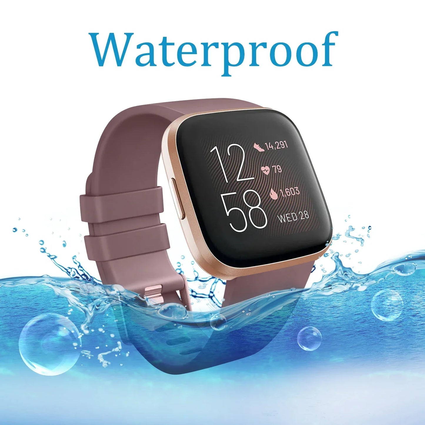 Sportarmband für Fitbit Versa 1 / Versa 2 / Versa Lite – Strap Ersatzband Smartwatch-Armband