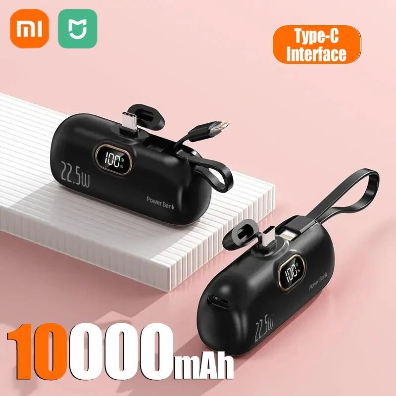 Xiaomi Mini Praktische mobile Powerbank 30000 mAh Tragbares Schnellladen geeignet für iPhone 16 15 14 Samsung Externer Akku