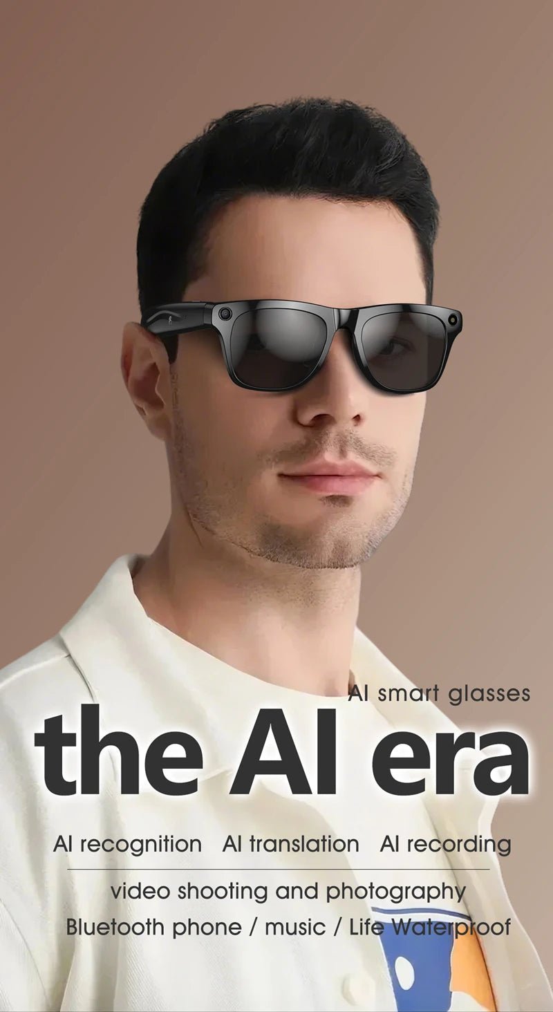 Xiaomi 4KHD AI Smart Brille GPT 100mp Multifunktionale Kamera Chat Bluetooth Anruf Sprachassistent Musik Player Smart Übersetzung
