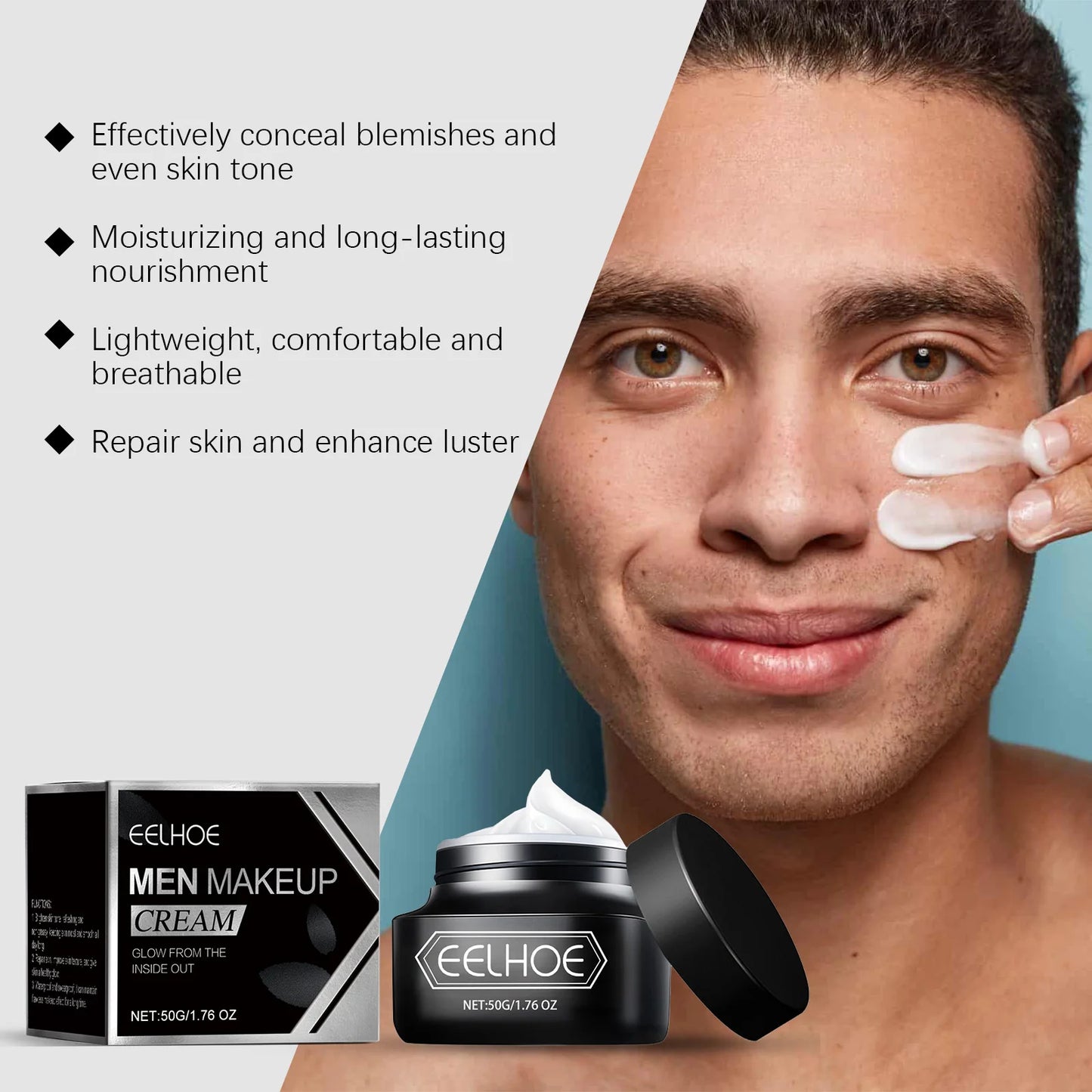 BB Cream für Männer – Langanhaltende Abdeckung & Mattierender Effekt