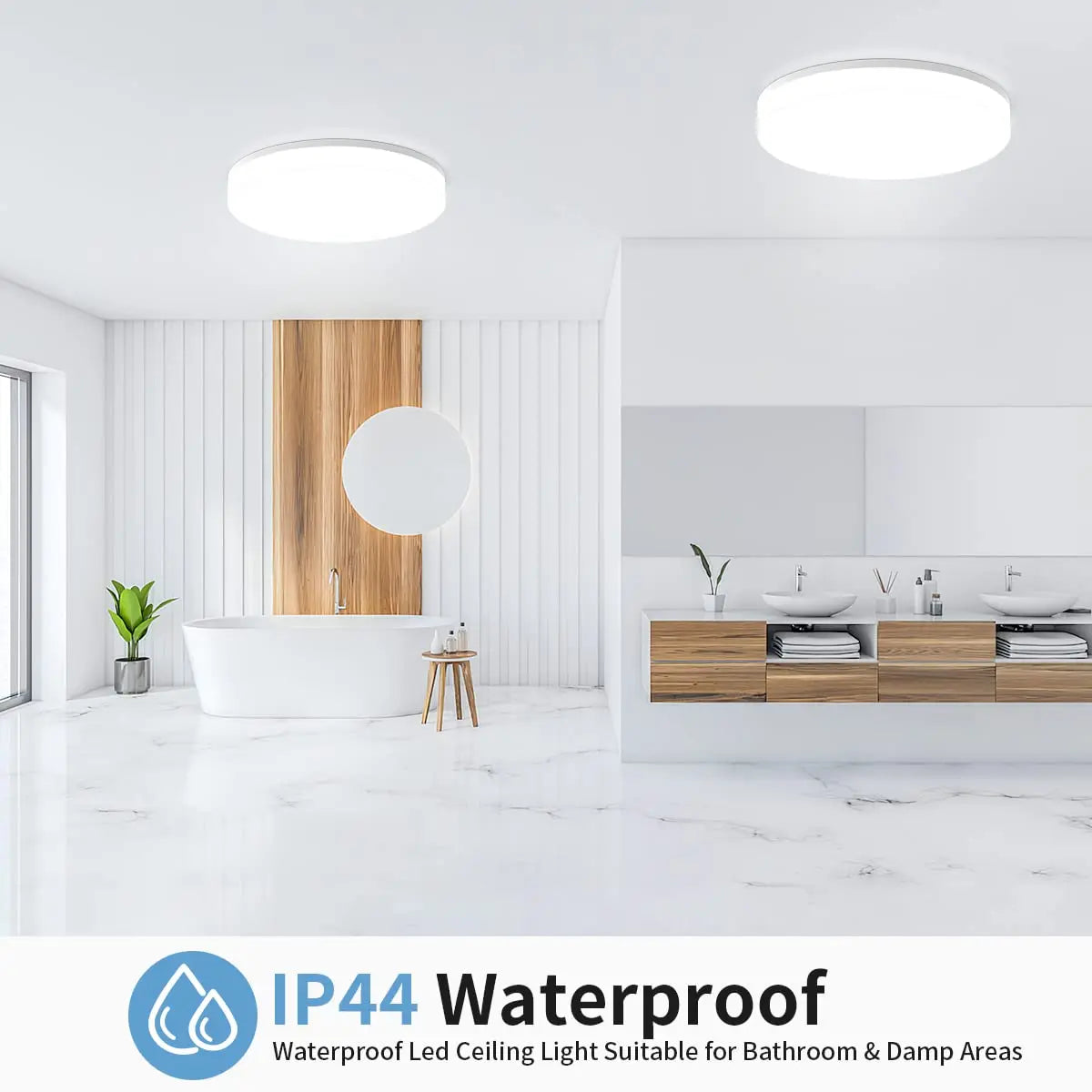 Round LED Ceiling Light Modern Home Decorative Ceiling Lighting Fixture 18/24/36/48W Living Room Bedroom Indoor Kitchen Lighting - FUXL-Shopify