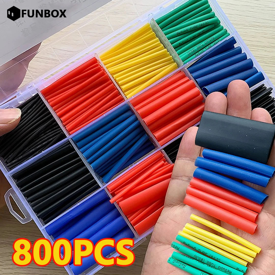 Schrumpfschlauch, thermobeständiges Rohr, Schrumpfverpackungsset, elektrischer Anschluss, Draht, Kabel, Isolierung, ummantelter Schutz