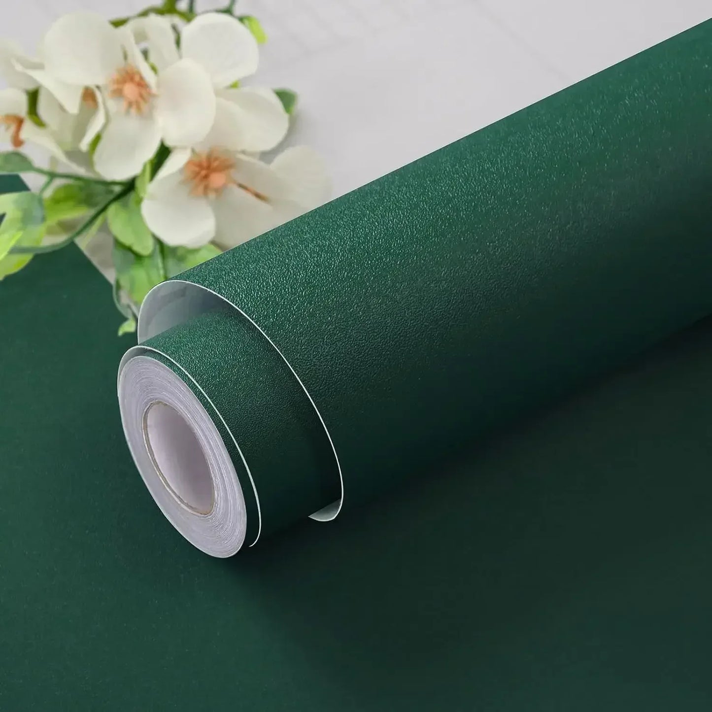 Selbstklebende Möbelfolie Grün Matt 55cm – Verdickt für Küche, Möbel & Wand - FUXLShop