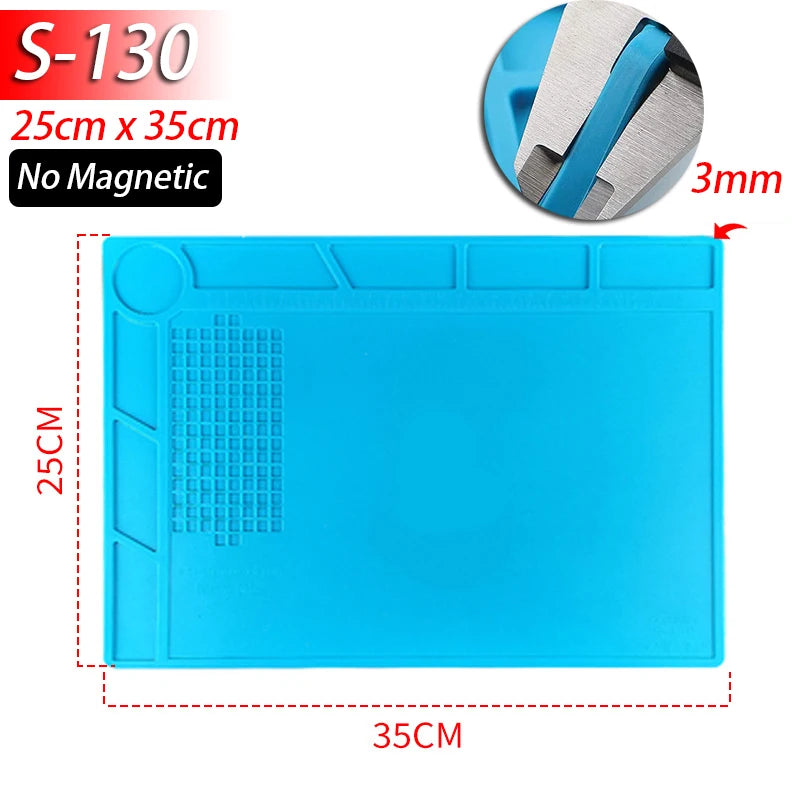 XMSJ Lötmatte Silikon - Hitzebeständig (500°C) Anti-statische Reparaturmatte für Elektronik - FUXL-Shopify
