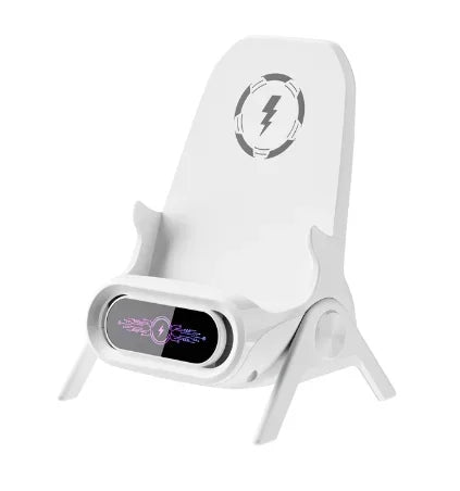 Magnetisches kabelloses Ladegerät – Mini-Stuhl Design – Vertikaler Halter für Smartphone & Tablet – Schnellladestation