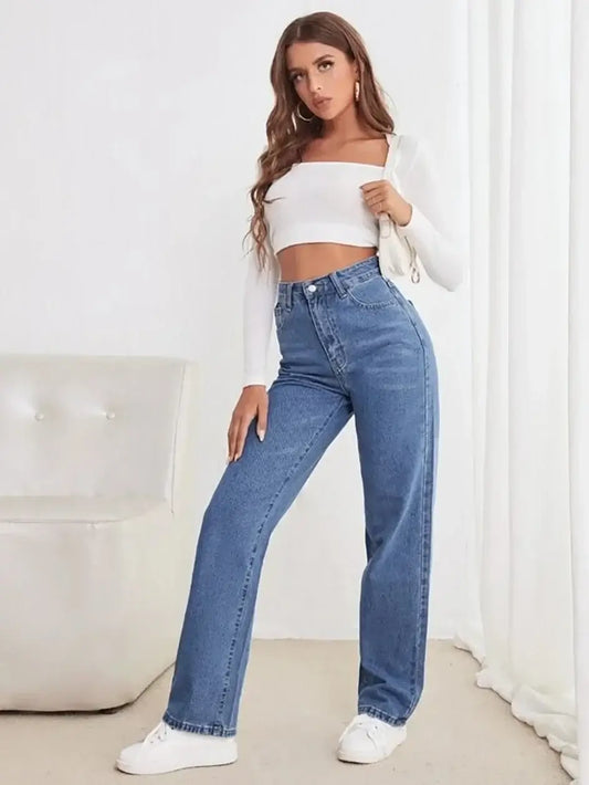 Damenjeans, – Damenjeans, lockere, schlankmachende... - FUXLShop