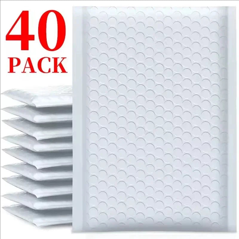 10–50 Stück Luftpolstertaschen aus Kraftpapier, selbstdichtende Papierumschläge, wasserdichte, gepolsterte, gepolsterte Schaumstoff-Versandtaschen zum Verpacken