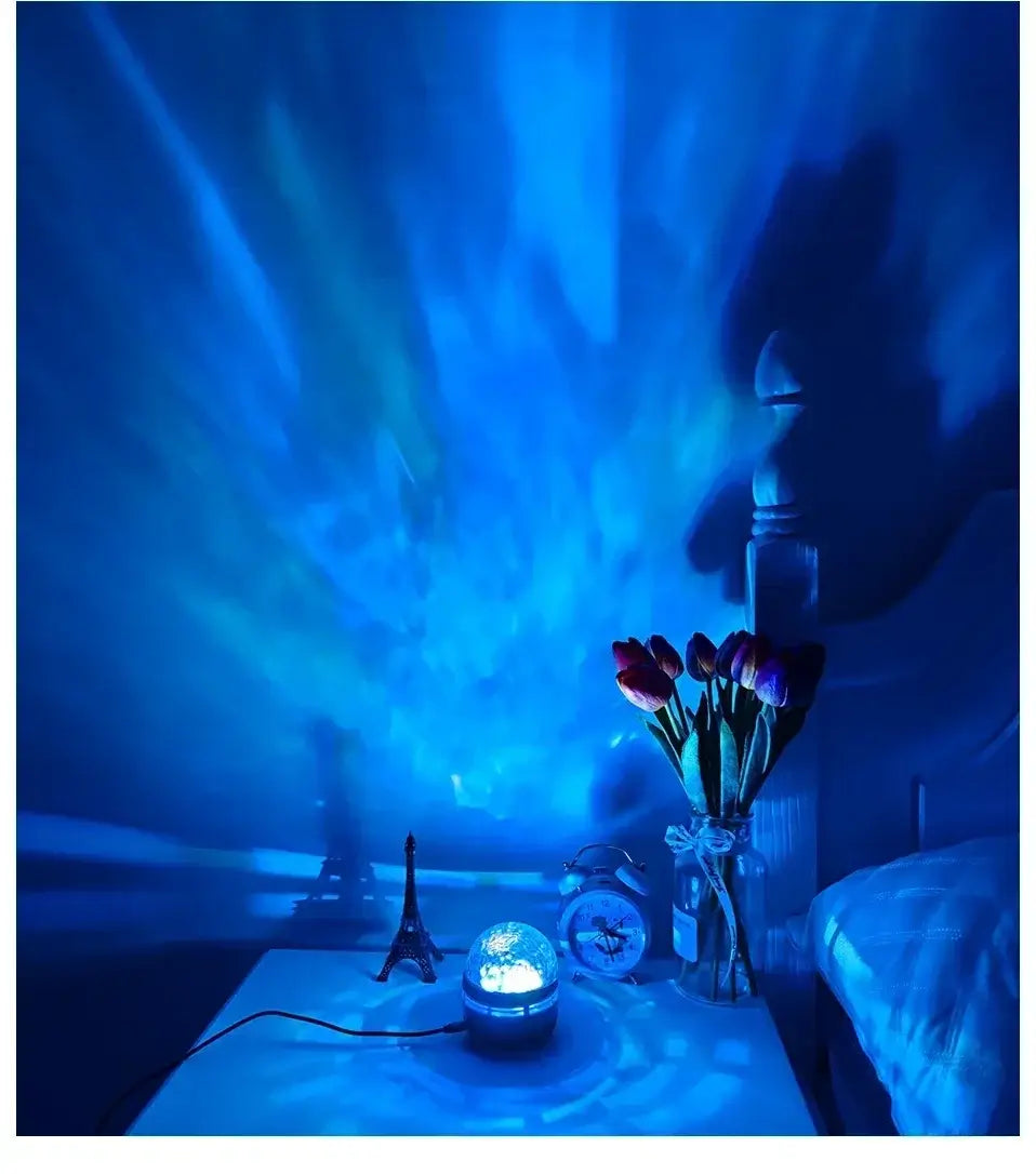 LED-Galaxie Projektor Licht mehrfarbige Fernbedienung für Schlafzimmer Dekoration Weihnachts stern Projektor Nachtlicht Neujahrs geschenk
