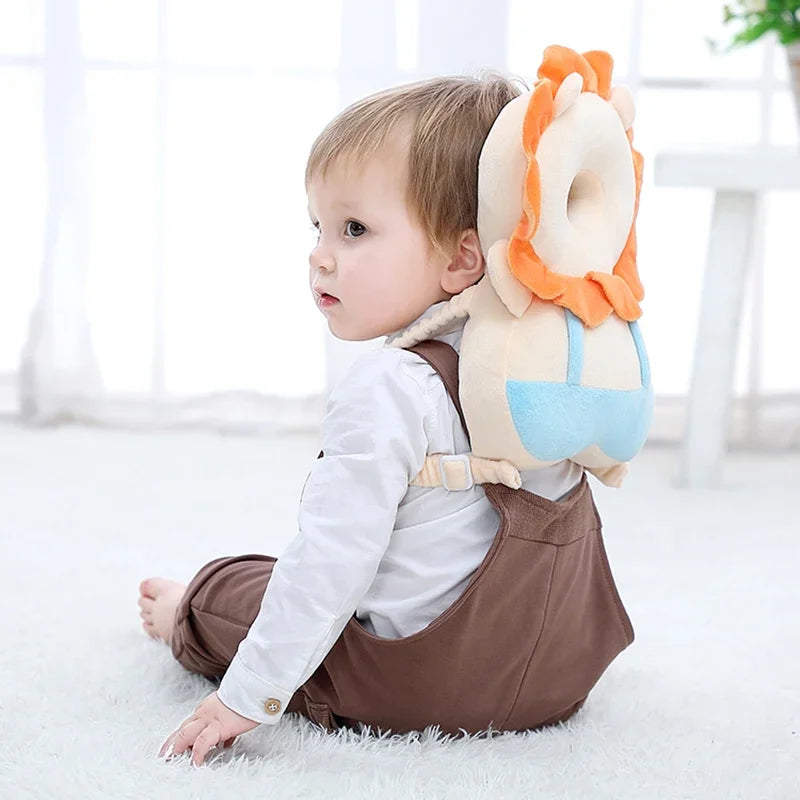 1-3T Kleinkind Baby Kopf Schutz Rucksack Kissen Sicherheit Pad Kissen Verhindern Verletzungen Cartoon Sicherheit Kissen Schützende kopfbedeckung