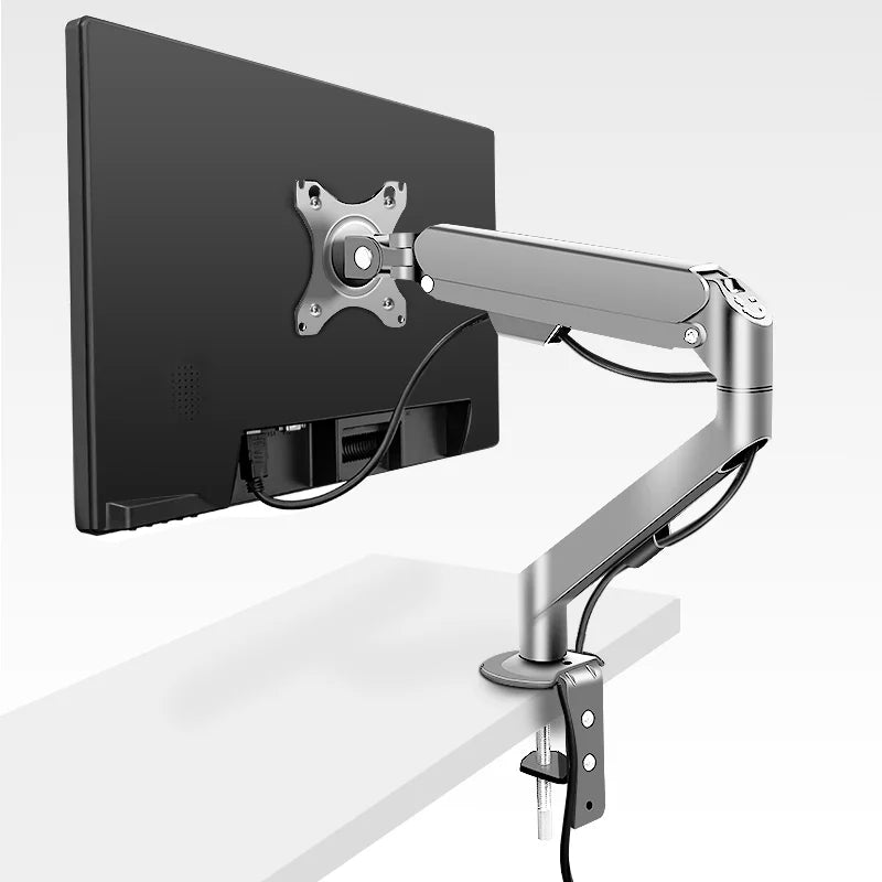 HILLPORT 17-34" Desktop Monitor Arm Halter Gas Frühling Full Motion Mount Strut LCD LED TV Halterung Ständer PC Soport Unterstützung M5