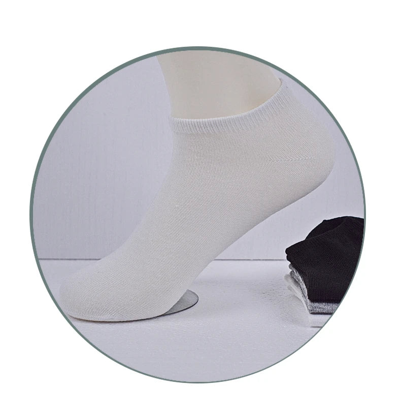 5 Pairs of Women's/men's Boat Socks Invisible Low Cut Anti Slip Summer No Show Ankle Socks Solid Color Casual Breathable - FUXL-Shopify