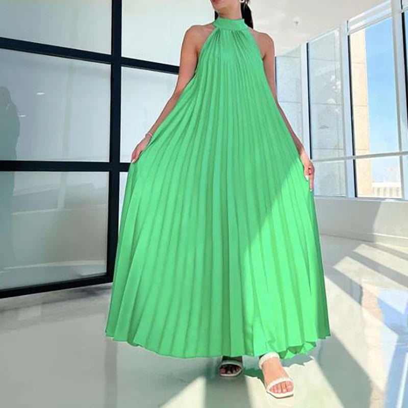 Neue 2025, Elegante Feste Schaukel Lose Party Kleid Frühling Weibliche Halter Schlank Bankett Langes Kleid Frauen Sexy Off Schulter Gala Kleid