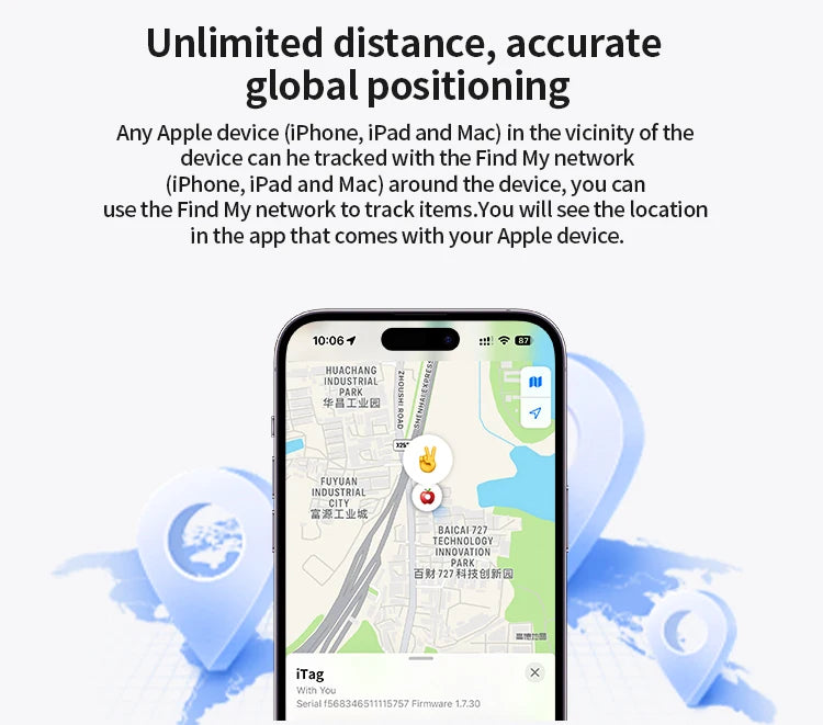 4/3/2/1 Pack Anti-Lose Tracker für Apple Airtag Ersatz über Find My Bluetooth GPS Tracker für Gepäck IOS MFi Key Finder