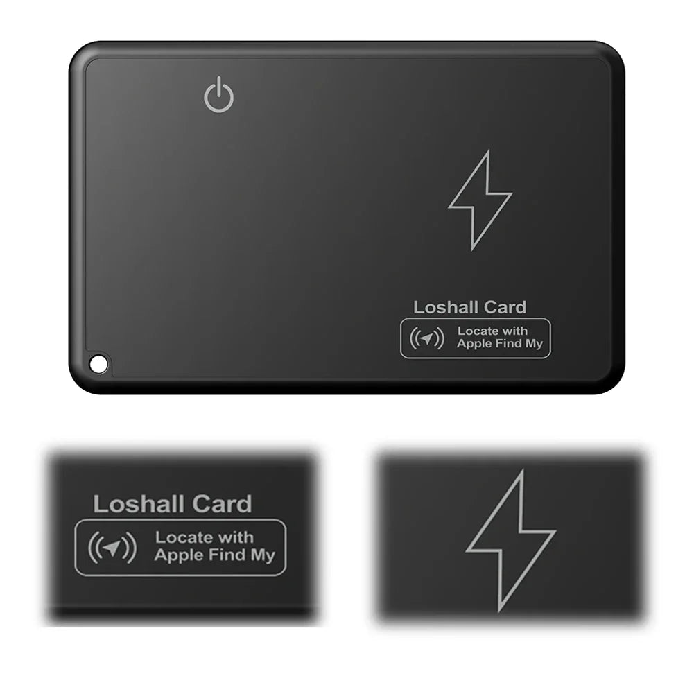 Neue kabellose Lade verfolgung Standort Brieftasche Tracker Karte wasserdichte GPS-Locator Arbeit mit Apple finden meine App Bluetooth-Tracker