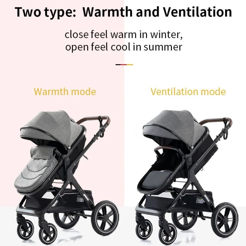 Poussette Luxueuse 3' und 1 Pour Nouveau - Ne,pade de Journey und Pliable, Cadre Aluminium, Landau, Capote Rabattable - FUXL - Shopify