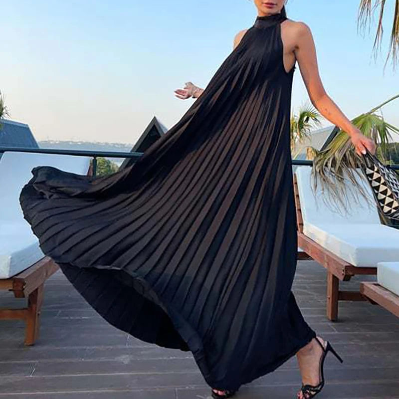 Neue 2025, Elegante Feste Schaukel Lose Party Kleid Frühling Weibliche Halter Schlank Bankett Langes Kleid Frauen Sexy Off Schulter Gala Kleid