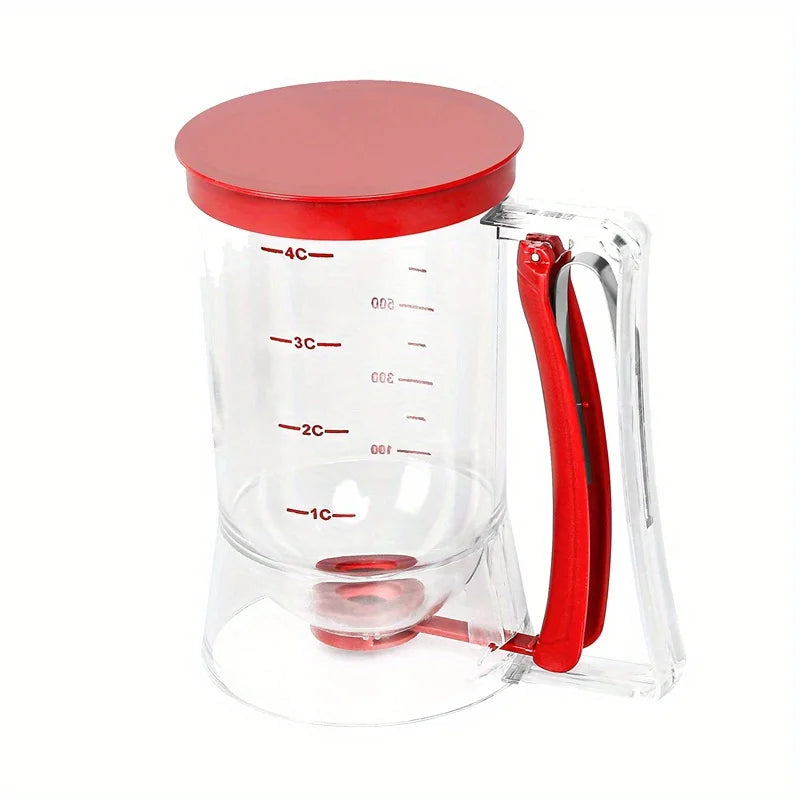 900ml Teigspender (1 Stück) – Mit Messskala & Auslauf – Ideal für Pfannkuchen, Cupcakes & Kekse – Spülmaschinengeeignet - FUXL-Shopify