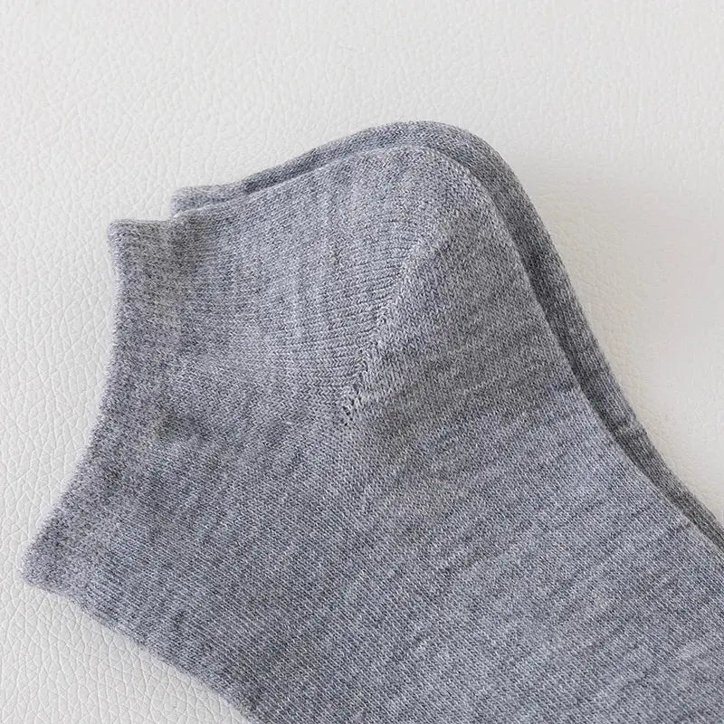5 Pairs of Women's/men's Boat Socks Invisible Low Cut Anti Slip Summer No Show Ankle Socks Solid Color Casual Breathable - FUXL-Shopify