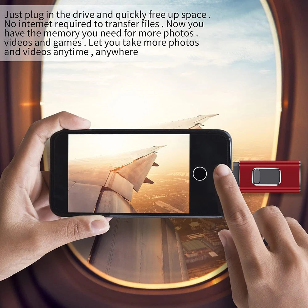 USB-Stick 2T 1T High Speed 512G 256G Sticks Externe Speicher Pen Drive Für Telefon iPhone Android PC Kopieren Foto Videos Dateien