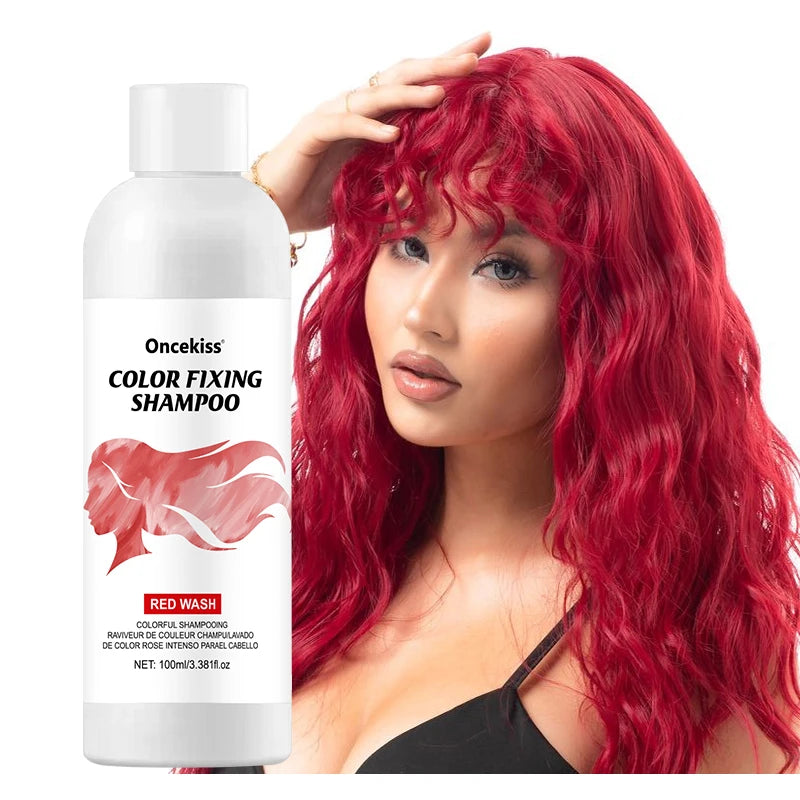Farbglanz-Shampoo – Unsichtbare Pflege für semi-permanente Colorationen, schützt Kopfhaut & fixiert die Farbe mit reichhaltigem Schaum
