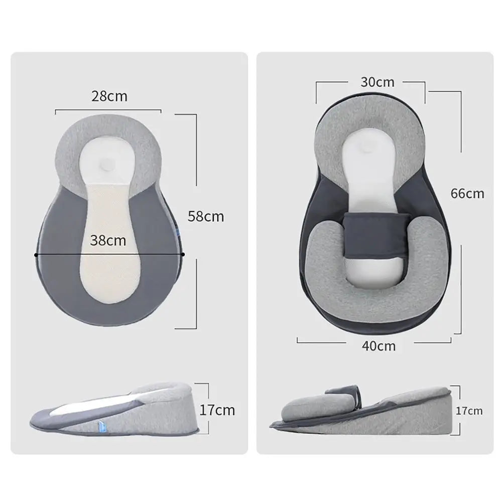 15° Neigungs-Design Baby Keilkissen – Anti-Spuck & Schlafhilfe bei Reflux – Atmungsaktives Stillkissen für Säuglinge - FUXL-Shopify