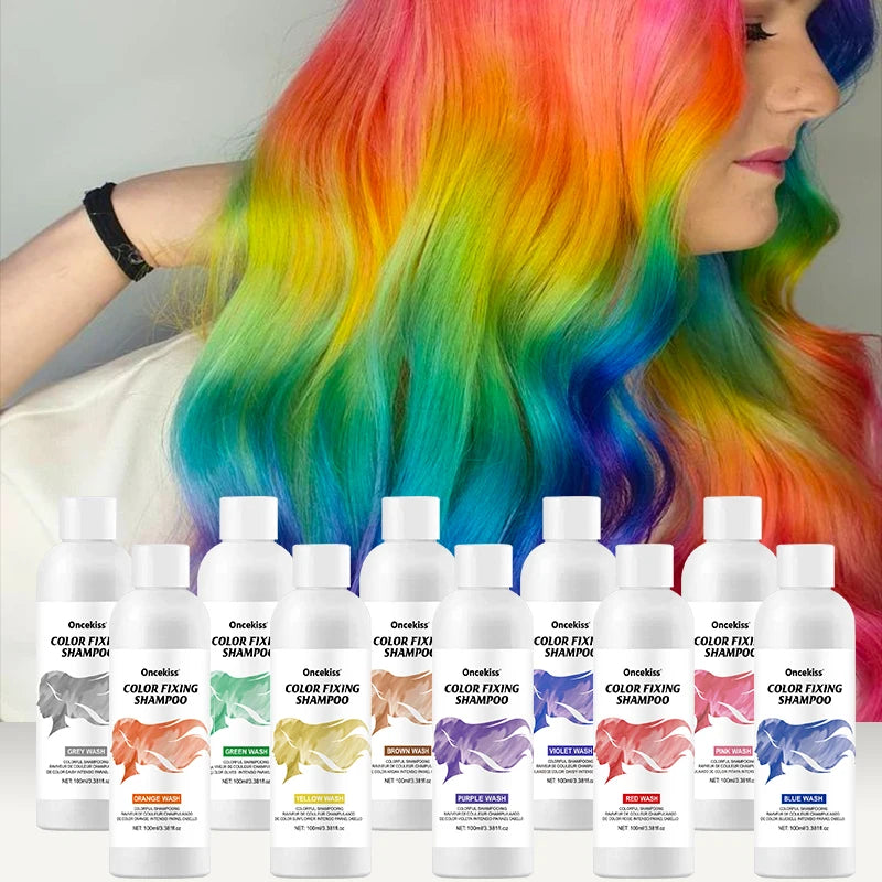 Farbglanz-Shampoo – Unsichtbare Pflege für semi-permanente Colorationen, schützt Kopfhaut & fixiert die Farbe mit reichhaltigem Schaum