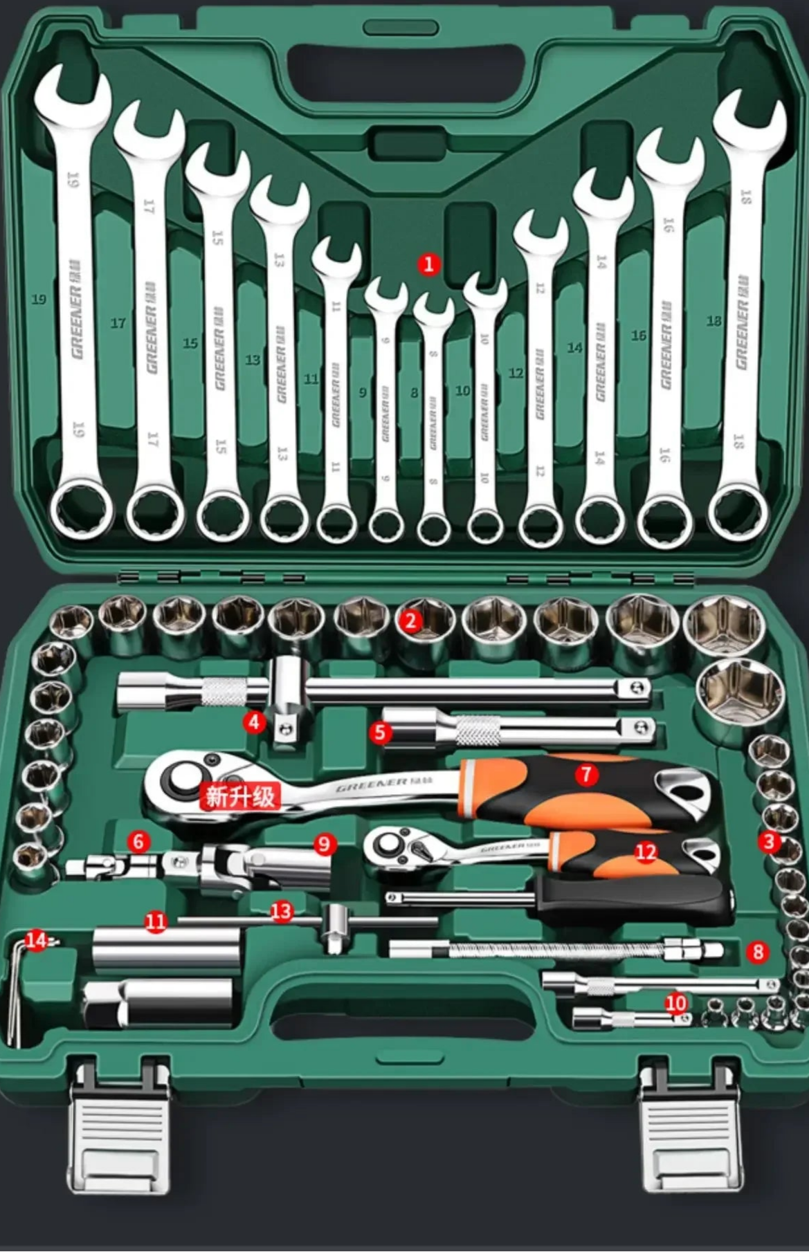 Auto Reparatur Werkzeuge Box Sets Elektriker Spanner Anti-fallen Fall Wasserdicht Stoßfest Sicherheit Teile Organizer Anti-herbst Toolbox