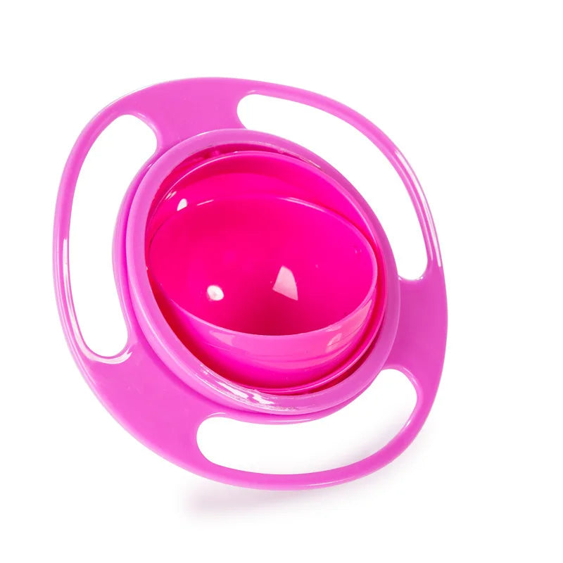 Universal Gyro Bowl (auch bekannt als 360° drehbarer, auslaufsicherer Kinderlernbecher) ist ein innovatives Baby- und Kinderfütterungsgeschirr, das durch sein gyroskopisches Design ein Verschütten verhindert. - FUXL-Shopify