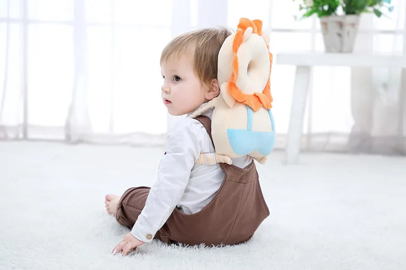 1-3T Kleinkind Baby Kopf Schutz Rucksack Kissen Sicherheit Pad Kissen Verhindern Verletzungen Cartoon Sicherheit Kissen Schützende kopfbedeckung